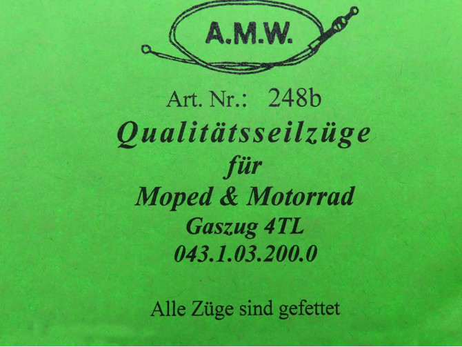 Bowdenzug Puch Ranger Gaszug A.M.W.  product